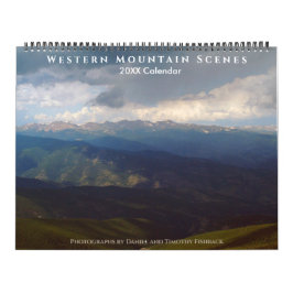 Calendário Belas Montanhas e Rios do Oeste
