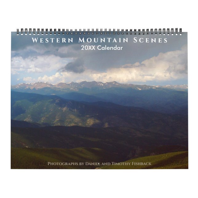 Calendário Belas Montanhas e Rios do Oeste (Capa)