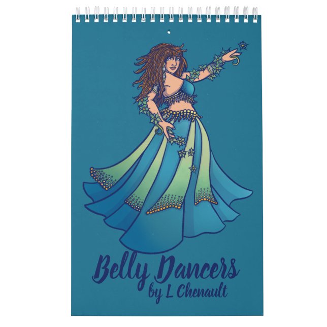 Calendário Belly Dancer art (Capa)