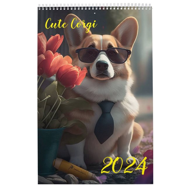 Calendário Belo Corgi. 2024 (Capa)