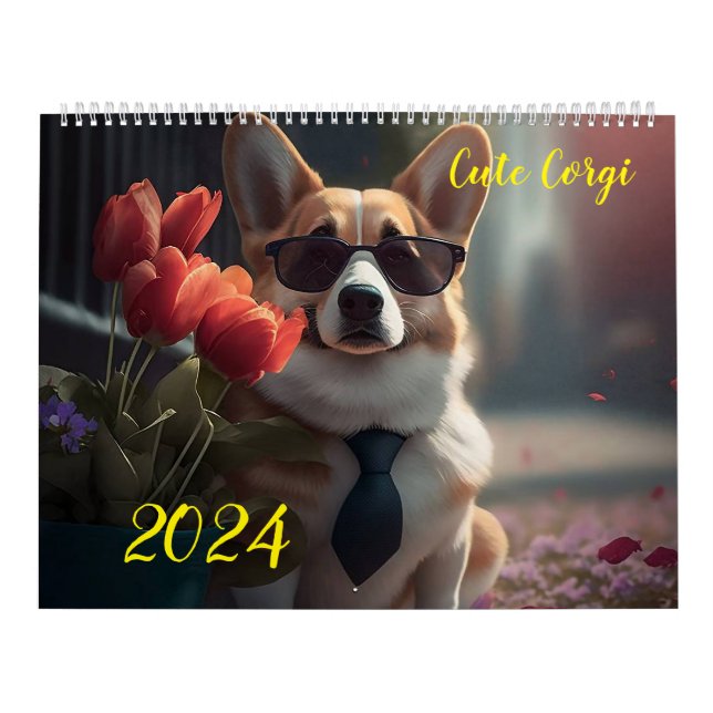 Calendário Belo Corgi. 2024 (Capa)