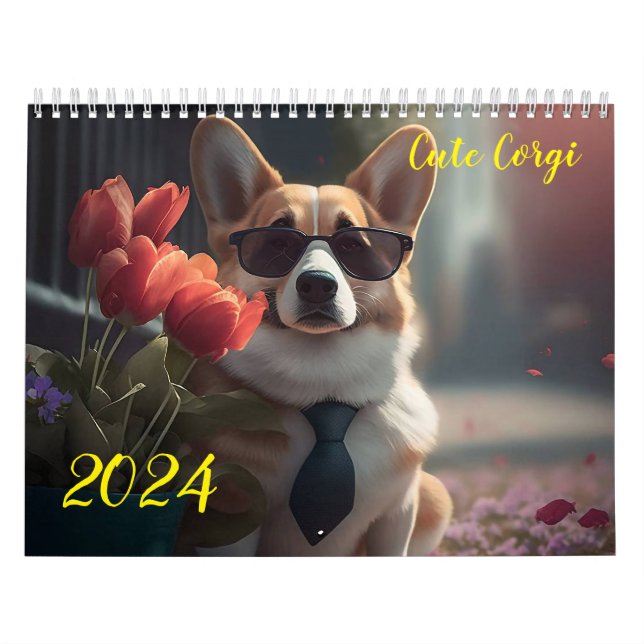 Calendário Belo Corgi. 2024 (Capa)