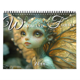 Calendário Belo Elegante Fairies