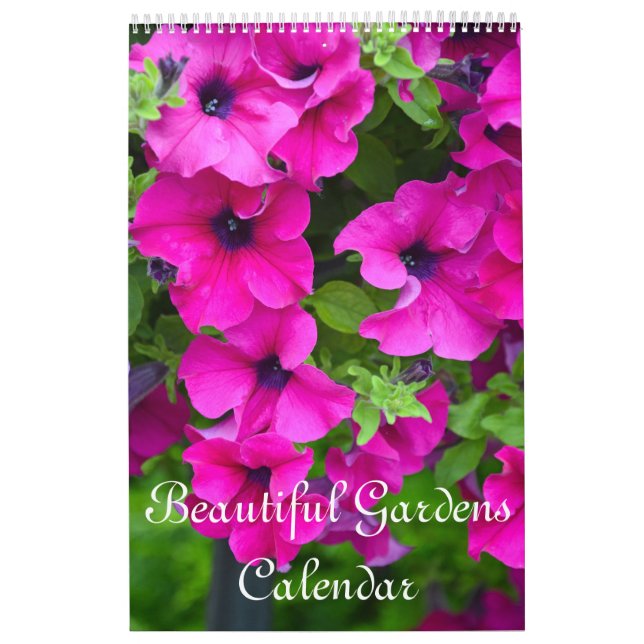 Calendário Belos jardins e flores (Capa)