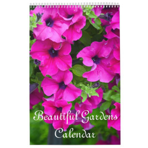 Calendário Belos jardins e flores