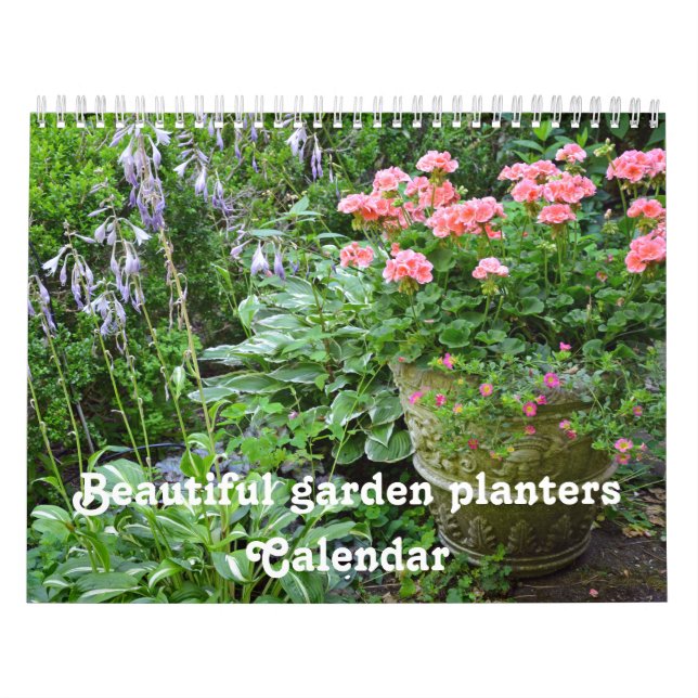 Calendário Belos planadores de jardim (Capa)
