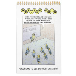 Calendário "Bem-vindo à Escola de Abelhas" da Apis
