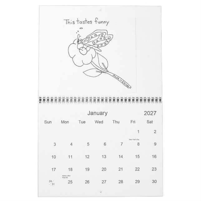 Calendário Bem-vindo ao Pleasantview (Jan 2027)