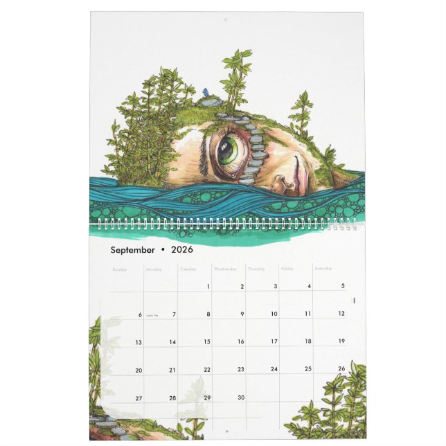 Calendário Ben Geiger Art 2025 Calendar (Set 2026)