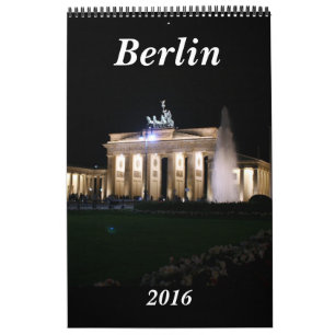 Calendário Berlim Alemanha 2016