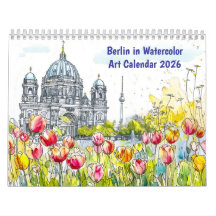 Berlin in Watercolor – Art Calendar 2026