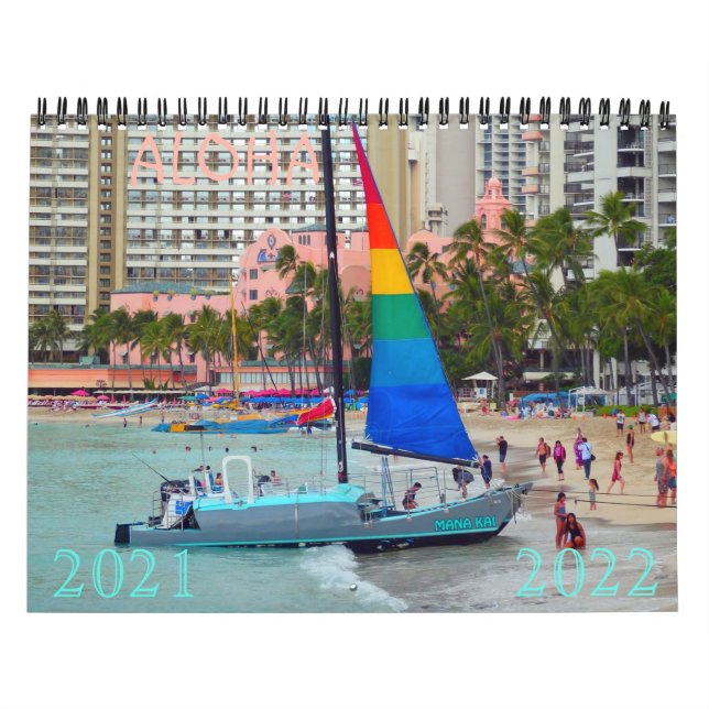 Calendário Best of Hawaii 2021-2022 (Capa)