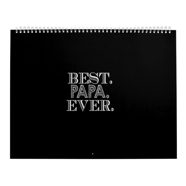 Calendário best papa ever (Capa)