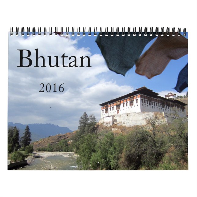 Calendário bhutan 2016 (Capa)