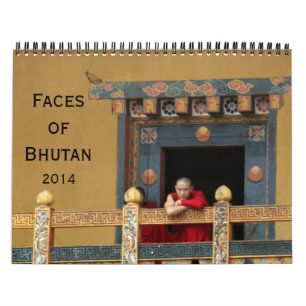Calendário bhutan enfrenta 2014