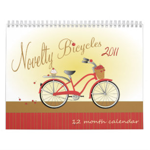 Calendário Bicicletas 2011 da novidade