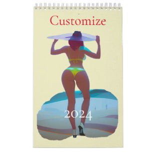 Calendário Bikini Booty Beach Girl Thunder_Cove