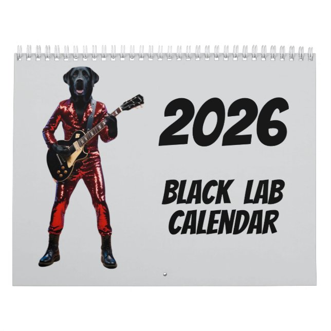 Calendário Black Lab Calendar (Capa)