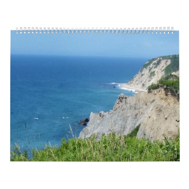 Calendário Block Island Bluffs - Block Island, Rhode Island (Capa)