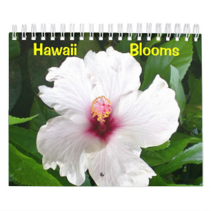 Calendário Blooms do Havaí