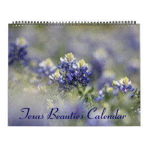 Calendário Bluebonnets 2021 do Texas