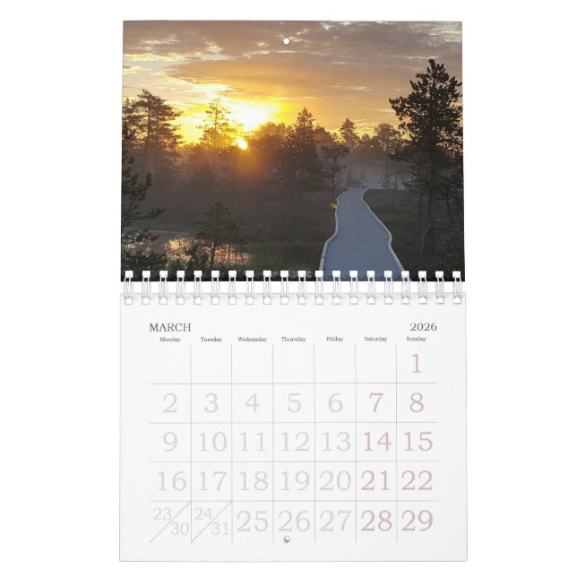Calendário Bog Light Estoniano Bogs (Mar 2026)