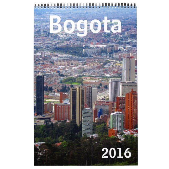 Calendário Bogotá Colômbia 2016 (Capa)