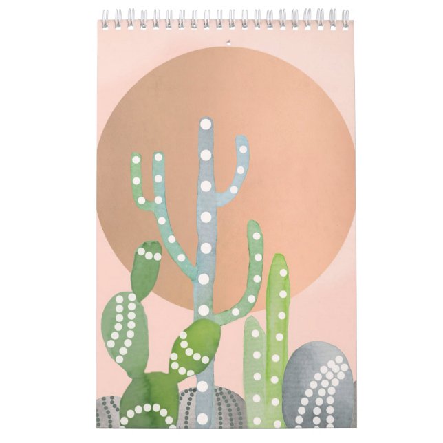 Calendário Bohemian Cactus (Capa)