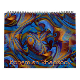 Calendário Bohemian Rhapsody Trippy Abstrato Art