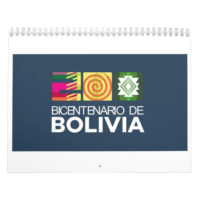 Calendário Bolívia 200 años libres (Capa)