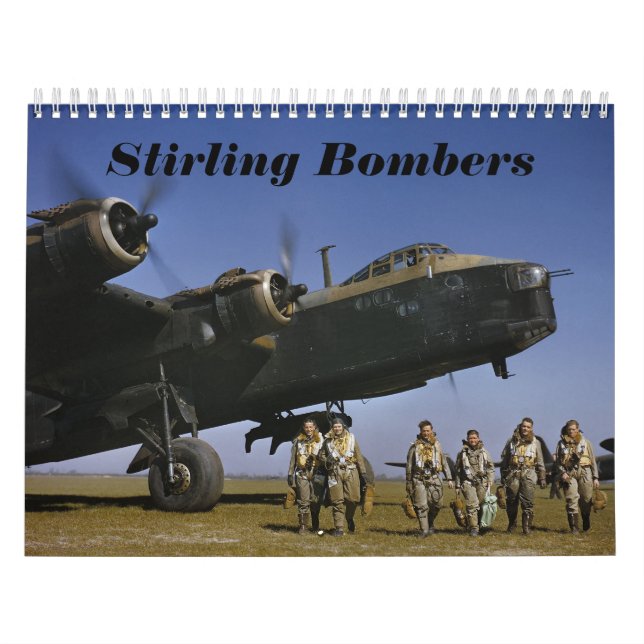 Calendário Bombardeiros Stirling (Capa)