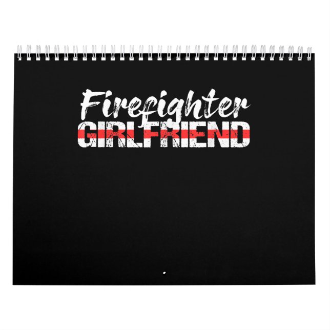 Calendário Bombeiro Namorada Thin Red Line (Capa)