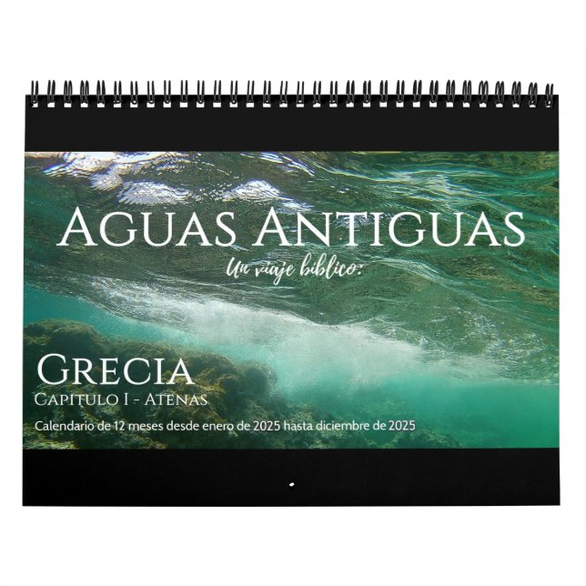Calendário boné Aguas Antiguas 2025. 1 (Capa)