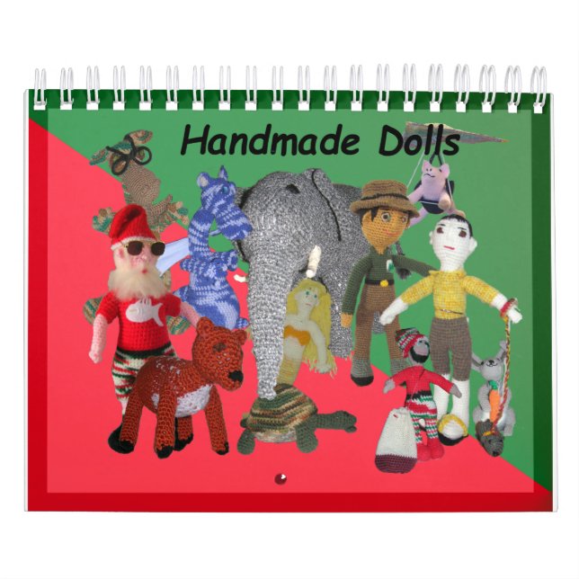 Calendário - Bonecos feitos à mão - vol. 3 (Capa)