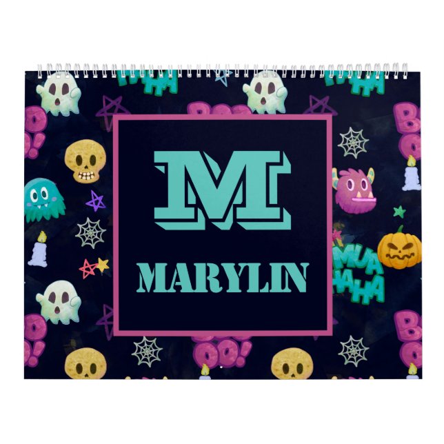 CALENDÁRIO BONITA E CRETIZADA HALLOWEEN DE VOLTA À ESCOLA (Capa)