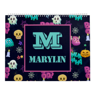 CALENDÁRIO BONITA E CRETIZADA HALLOWEEN DE VOLTA À ESCOLA