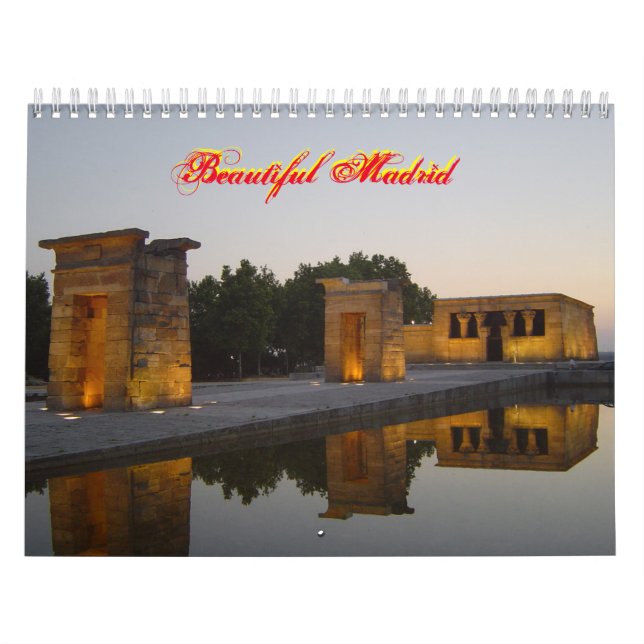 Calendário bonito de Madrid (Capa)