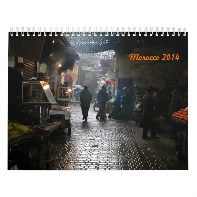 calendário bonito de Marrocos 2014 (Capa)