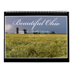 Calendário bonito de Ohio 2017 por Thomas Minutol