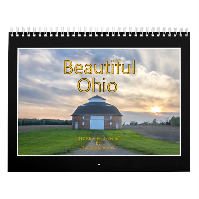 Calendário bonito de Ohio 2017 por Thomas Minutolo (Capa)