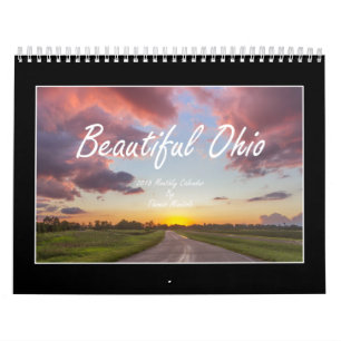 Calendário bonito de Ohio 2018 por Thomas Minutol