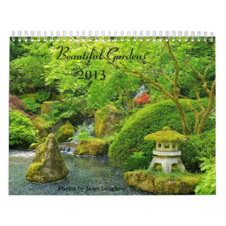 Calendário bonito dos jardins 2013