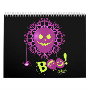 Calendário Boo Ghost Bats Spider No Dia das Bruxas