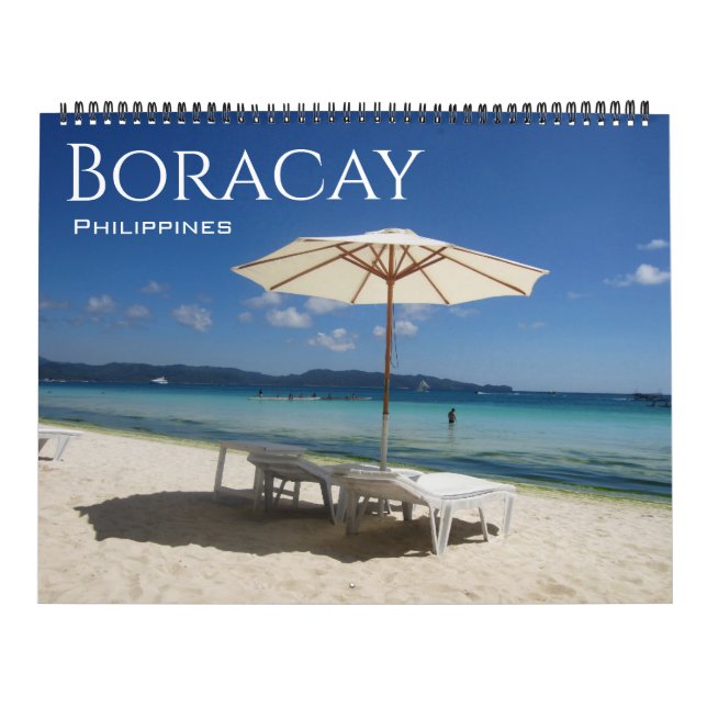 Calendário boracay 2025 grande (Capa)