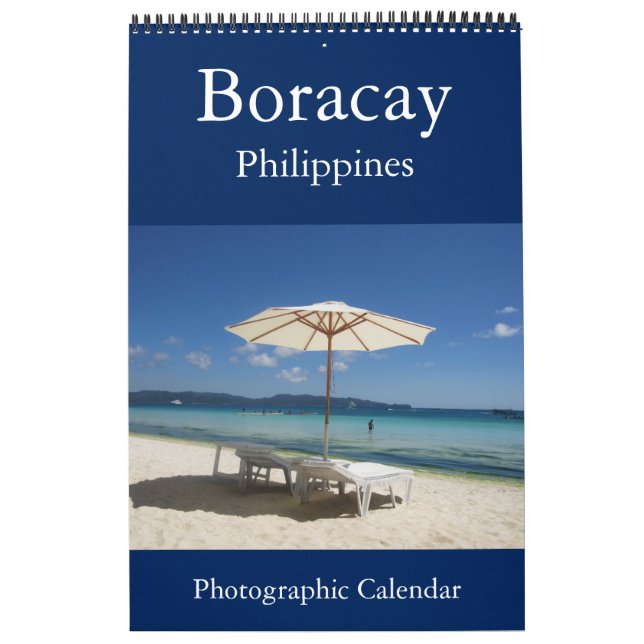 Calendário Boracay Filipinas (Capa)