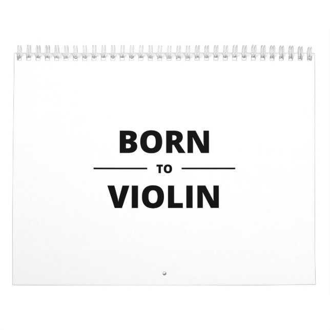 CALENDÁRIO BORN TO VIOLIN (Capa)