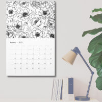 Botânica Floral Elegante Ilustrada