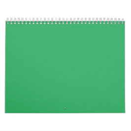 Calendário Botão Personalizado Esmeralda Verde