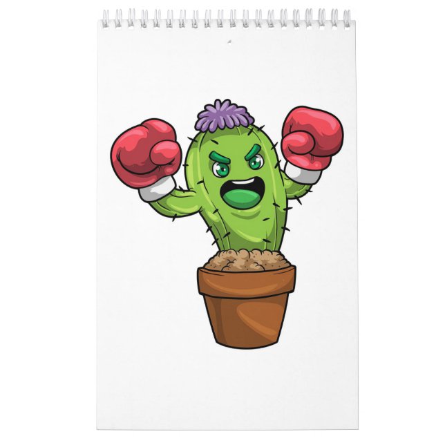 Calendário Boxer Cactus (Capa)