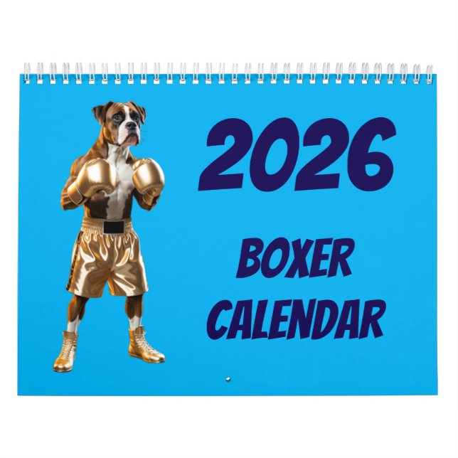 Calendário Boxer Calendar (Capa)